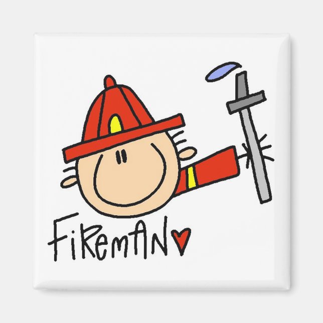 Fireman Magnet (Front)