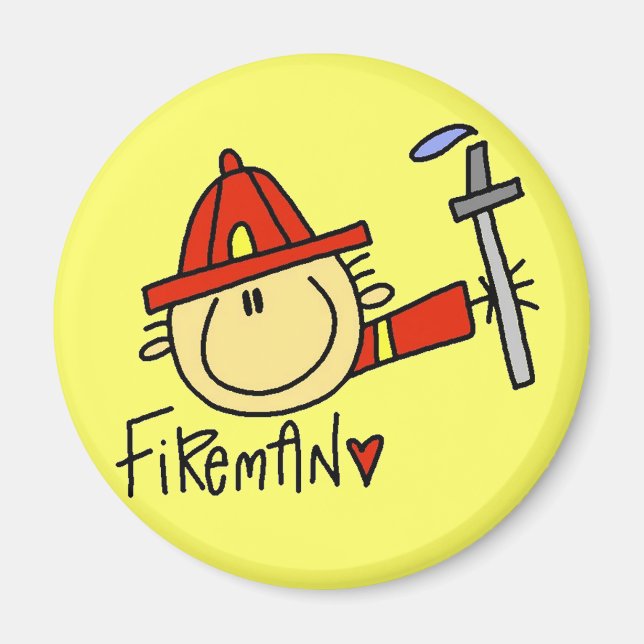 Fireman Magnet (Front)