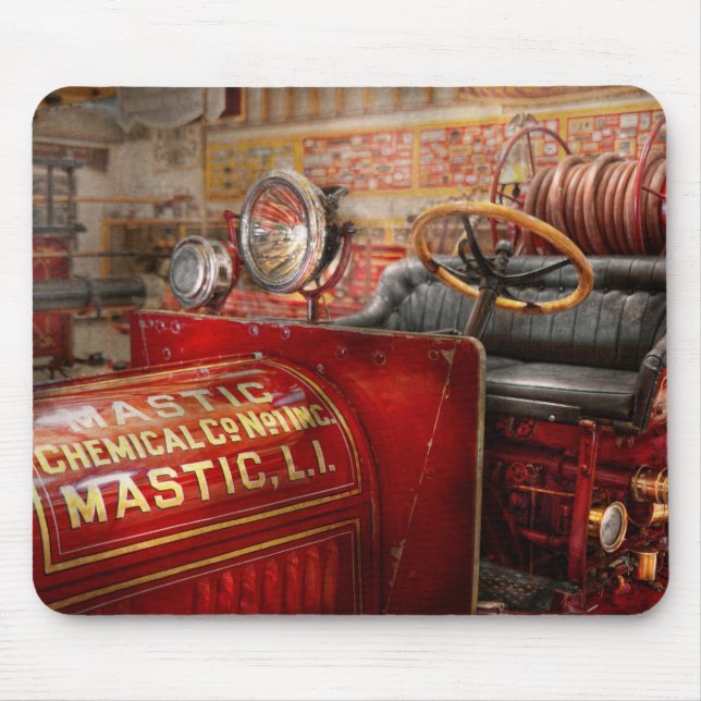 Fireman - Mastic chemical co Mouse Pad (Front)