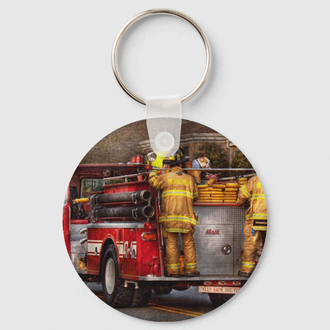 Fireman - Metuchen Fire Department Key Ring (Front)