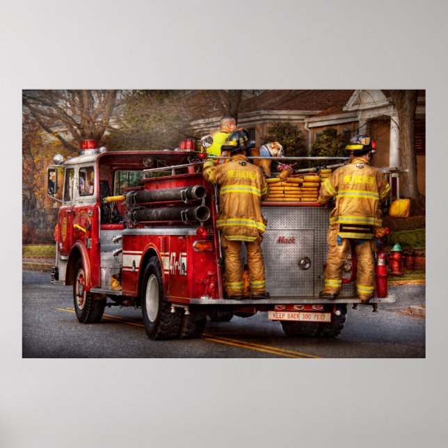 Fireman - Metuchen Fire Department Poster (Front)