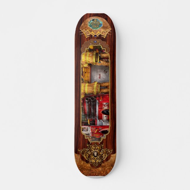 Fireman - Metuchen Fire Department Skateboard (Front)