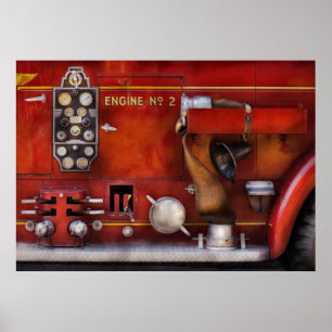 Fireman - Old Fashioned Controls Poster