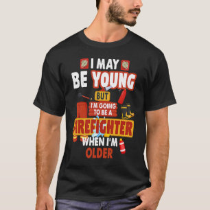 Fireman Outfit Idea For Kids & Boys Firefighter Co T-Shirt