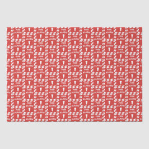 Fireman pattern Fire alarm tissue paper