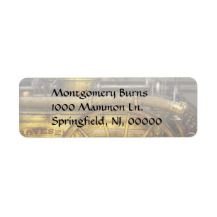Fireman - Piano Engine - 1855 Return Address Label