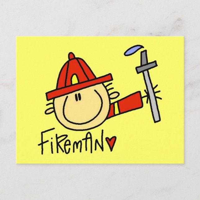Fireman Postcards (Front)