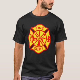 Fireman Retired Fireman New Fireman Maltese Cross  T-Shirt