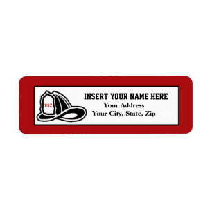 Fireman Return Address Label