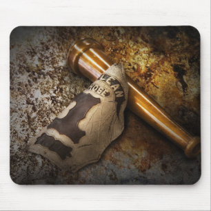 Fireman - Saluting a hero Mouse Pad