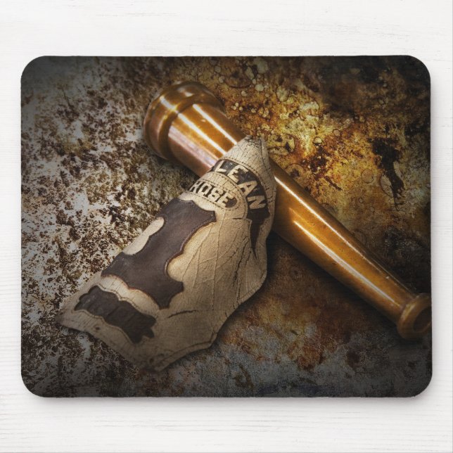 Fireman - Saluting a hero Mouse Pad (Front)