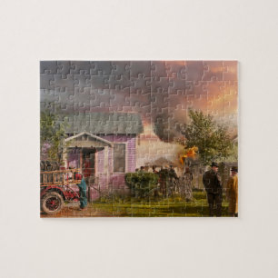 Fireman - Terry MT - Volunteer firefighters 1939 Jigsaw Puzzle