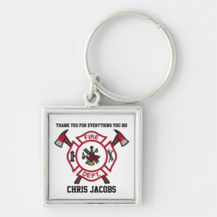 Fireman Thank You! Key Ring