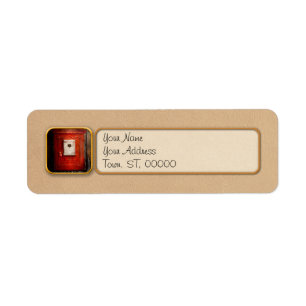 Fireman - The fire box Return Address Label