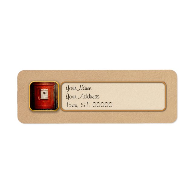 Fireman - The fire box Return Address Label (Front)