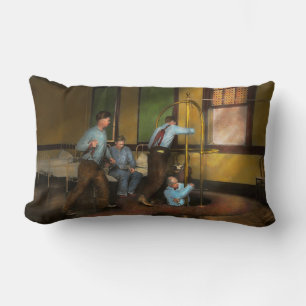 Fireman - The firebell rings 1922 Lumbar Cushion