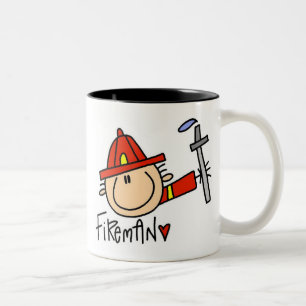 Fireman Two-Tone Coffee Mug