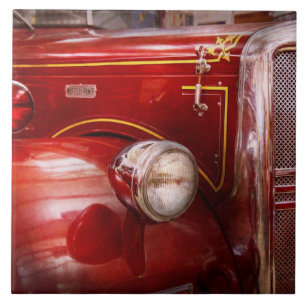 Fireman - Ward La France Ceramic Tile