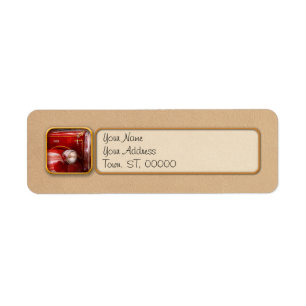 Fireman - Ward La France Return Address Label