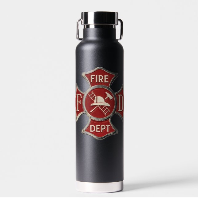 Fireman Water Bottle (Front)