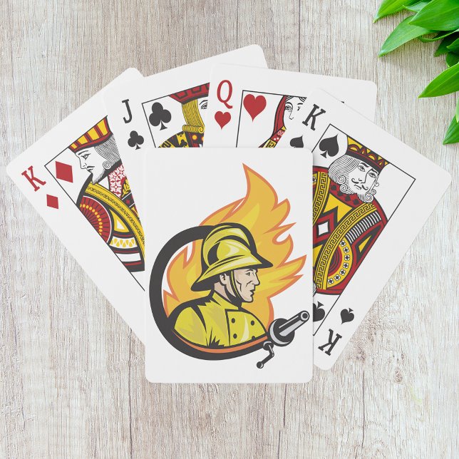 Fireman With A Hose Playing Cards (Creator Uploaded)