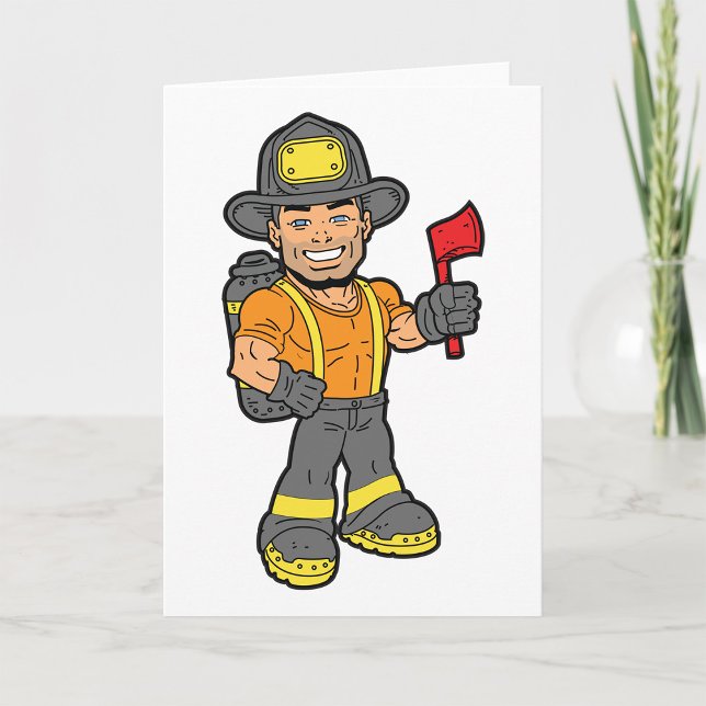 Fireman With An Axe Card (Creator Uploaded)