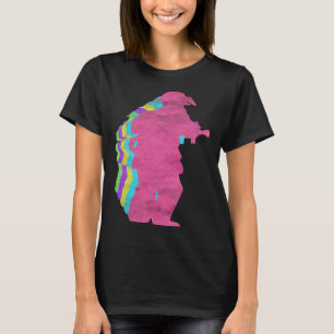 Fireman With Hose 80s Colors 1980s T-Shirt