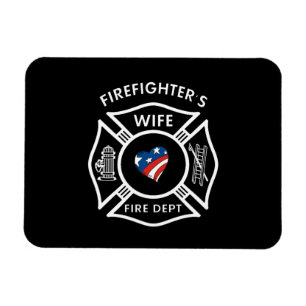 Fireman Wives USA Magnet