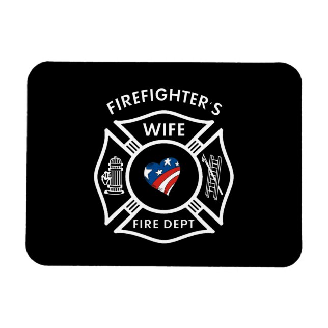 Fireman Wives USA Magnet (Horizontal)