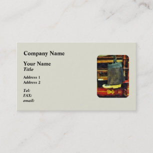 Fireman's Boots on Fire Engine Business Card