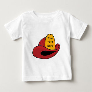 Fireman's Helmet Whimsical Cartoon Art Baby T-Shirt