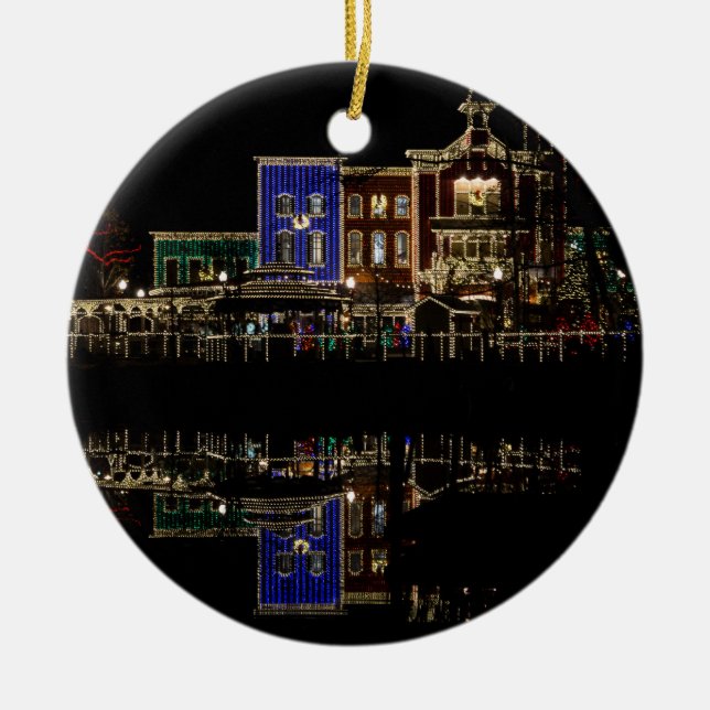 Firemans Landing Christmas Ceramic Tree Decoration (Front)