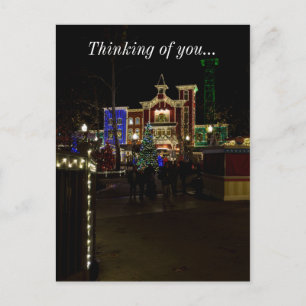 Firemans Landing Christmas Holiday Postcard