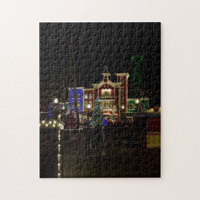 Firemans Landing Christmas Jigsaw Puzzle (Vertical)