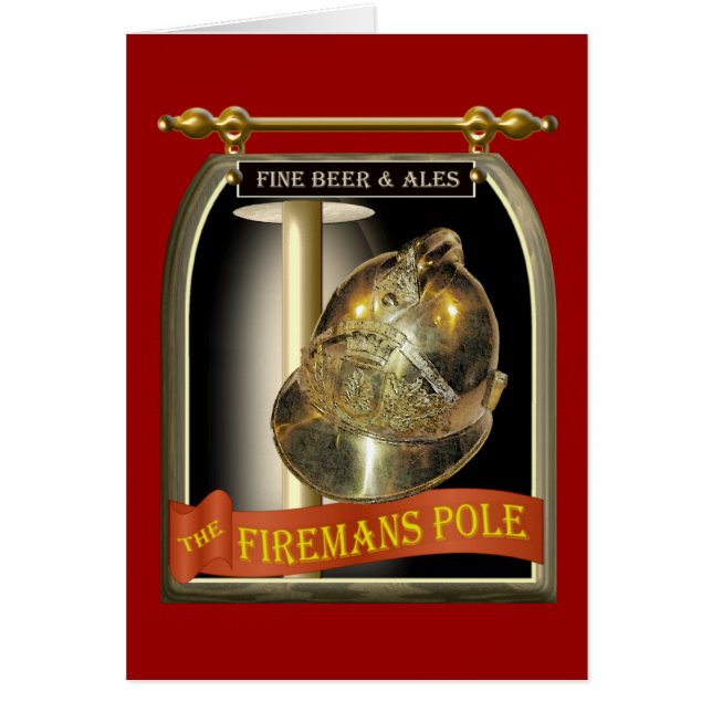 Firemans Pole Pub Sign (Front)