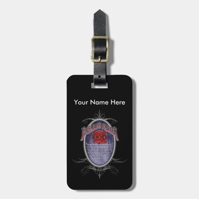 Firemans Prayer_ Luggage Tag (Front Vertical)