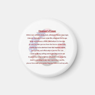 Fireman's Prayer Magnet