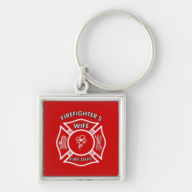 Fireman's Wife Key Ring (Front)