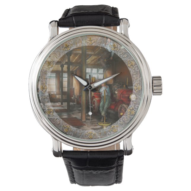 Firemen - Answering the firebell 1922 Watch (Front)