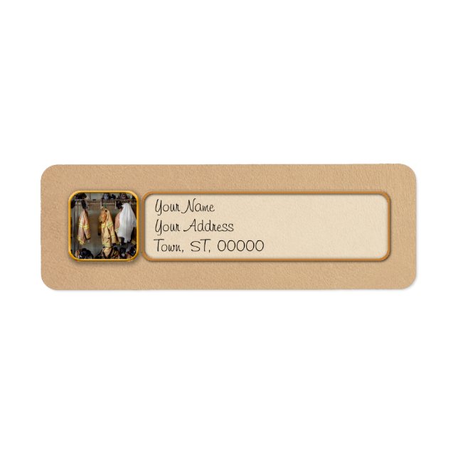 Firemen - Fire proof Return Address Label (Front)