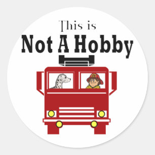Firemen Gifts Classic Round Sticker