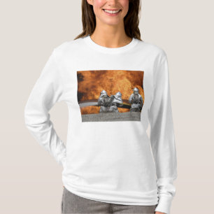 Firemen neutralise a fire T-Shirt