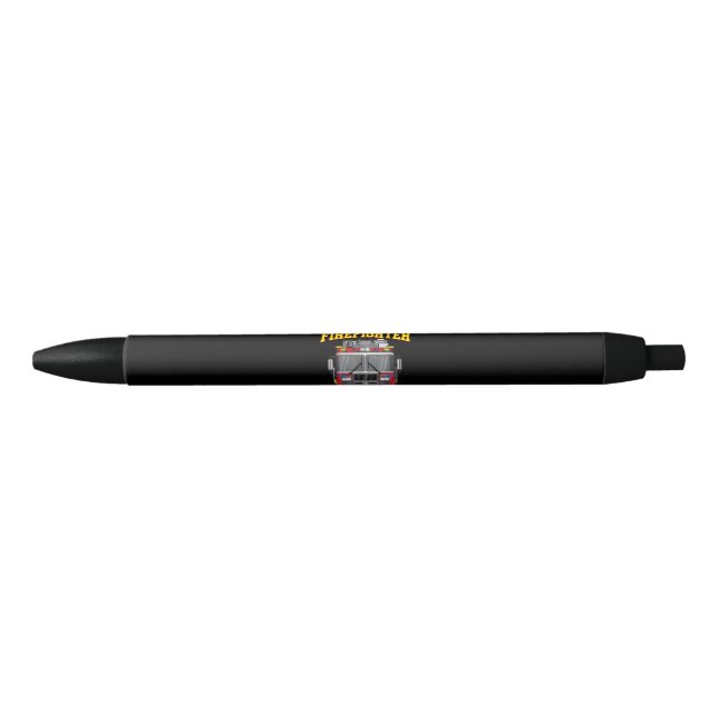 Firemen Out From Dad- Son Nephew Boys Future Fire Black Ink Pen (Front)