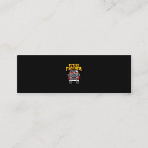 Firemen Out From Dad- Son Nephew Boys Future Fire Mini Business Card
