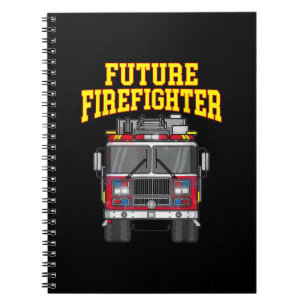 Firemen Out From Dad- Son Nephew Boys Future Fire Notebook