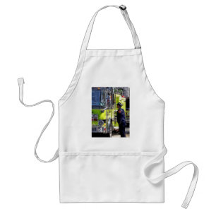 Firemen Talking Standard Apron