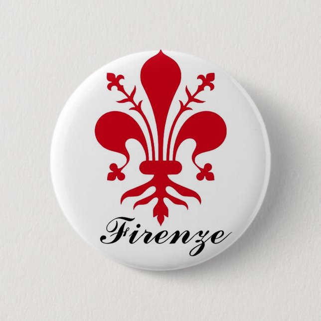 Firenze 6 Cm Round Badge (Front)