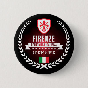 Firenze 6 Cm Round Badge