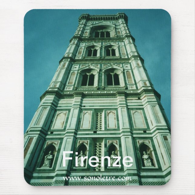 Firenze Campanile View Mouse Pad (Front)