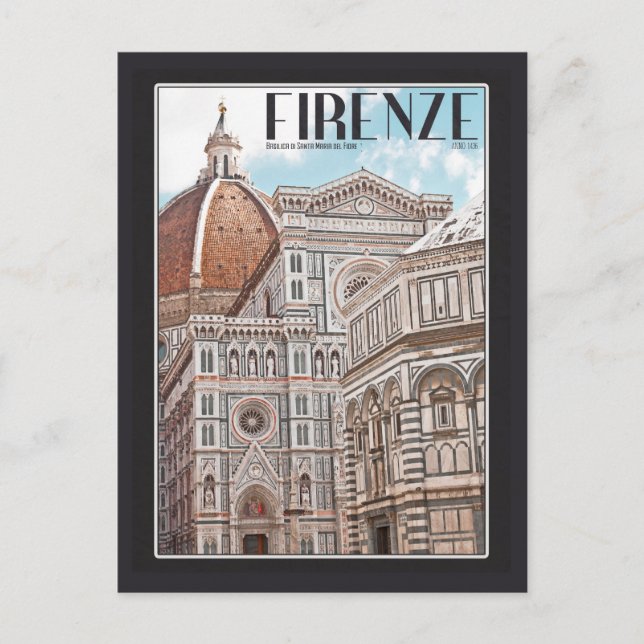 Firenze Duomo Postcard (Front)